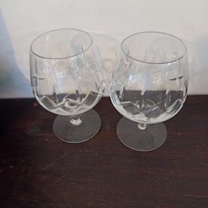 A Pair of Vintge Brandy Glasses. Very Good Condition.