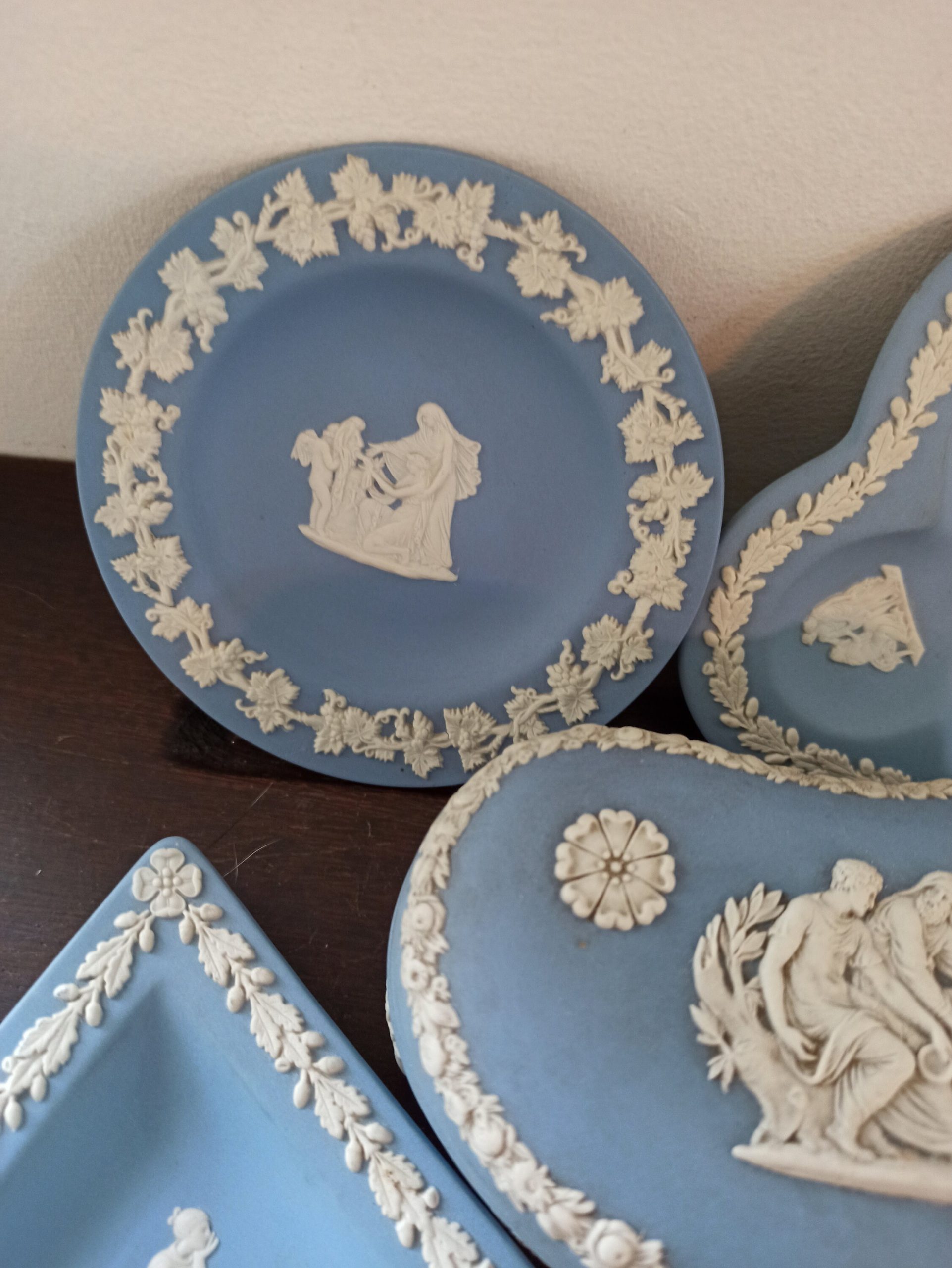 Wedgwood Jasperware Collectibles. Vintage Blue and Green. Very Good condition overall - Image 6