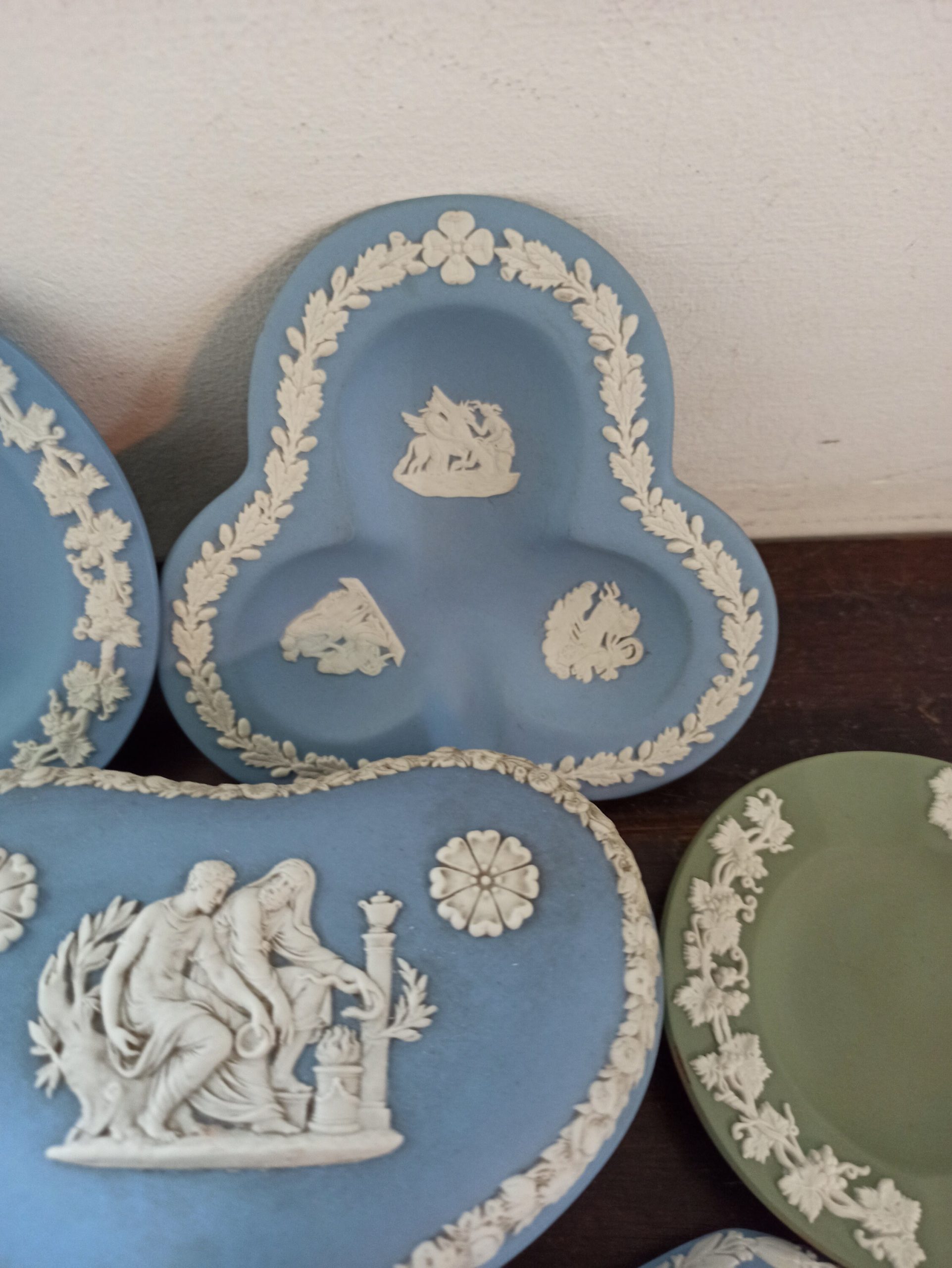 Wedgwood Jasperware Collectibles. Vintage Blue and Green. Very Good condition overall - Image 2