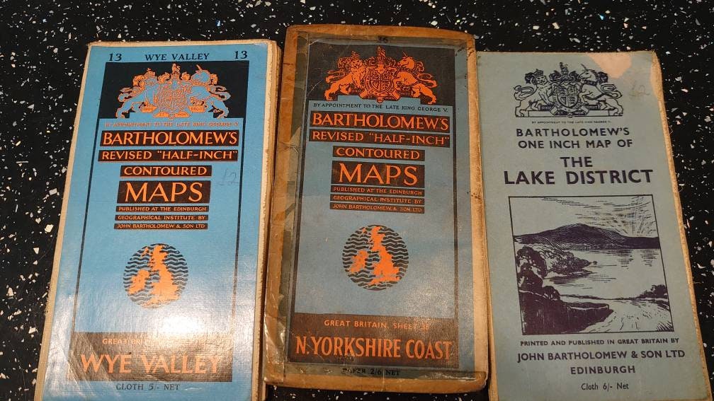 Collection of Bartholomew's half inch and one inch maps of Great Britain. - Image 7