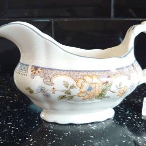Royal Doulton Temple Garden Collection Gravy Boat #1137. Pristine Condition