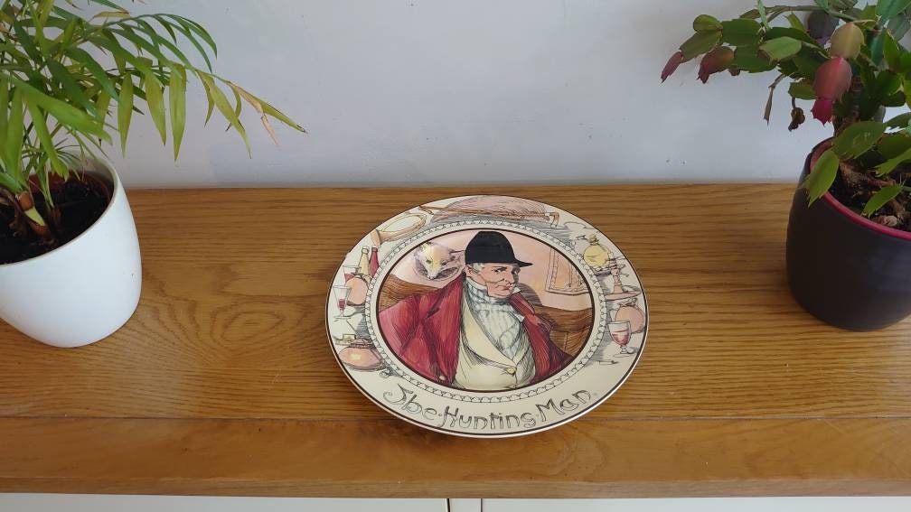 Royal Doulton 'The Hunting Man' Wall plate/Meat plate circa 1980s - Image 4