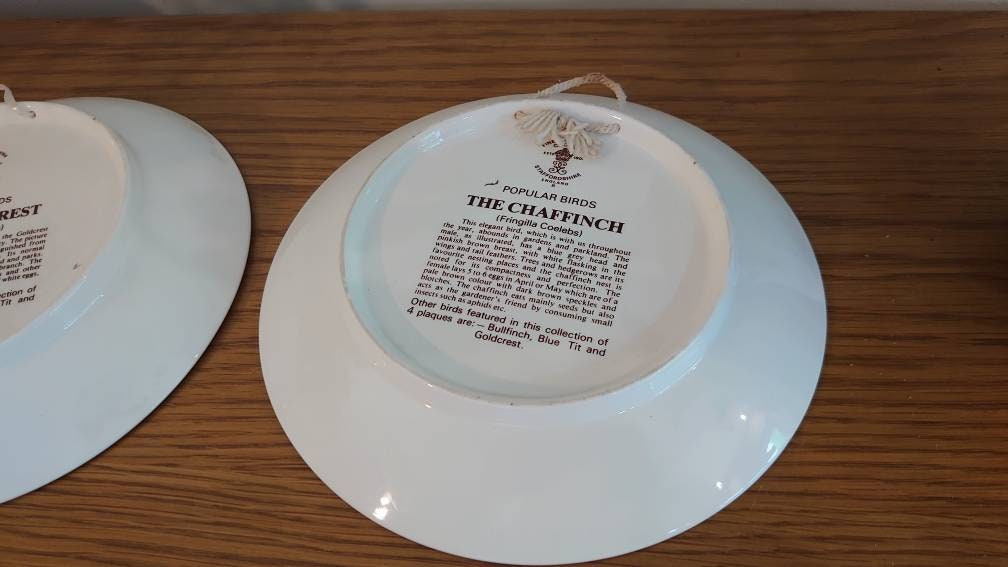 Two Crown China Bird Wall Plates - Image 8