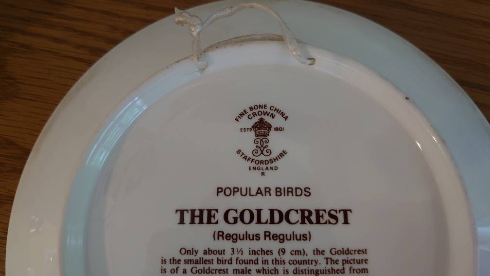Two Crown China Bird Wall Plates - Image 2