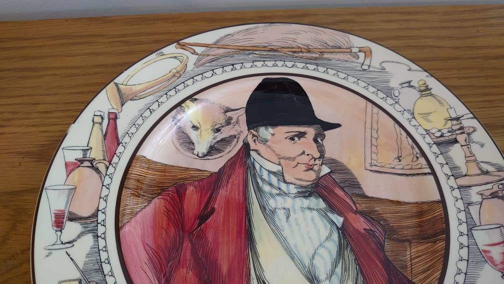 Royal Doulton 'The Hunting Man' Wall plate/Meat plate circa 1980s - Image 2