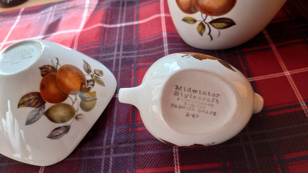 Midwinter Stylecraft Orange and Lemons 2-67 Tea and Dinner Set - Image 2