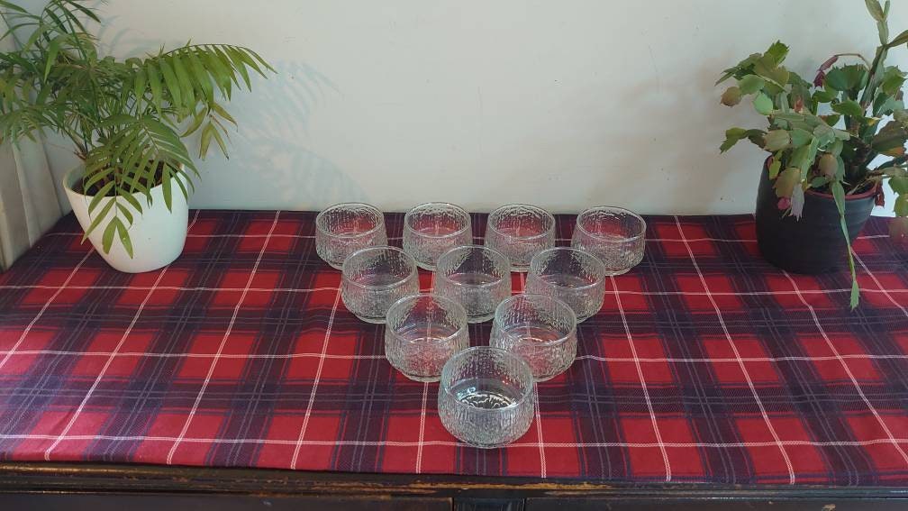 Ten (10) 1970s Glass Pudding Bowls - Immaculate Condition - Image 3