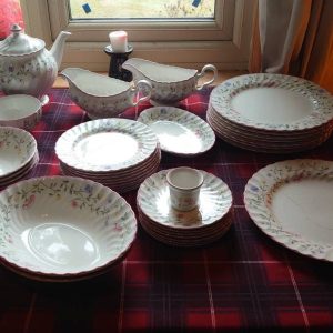 Johnson Brother's Summer Chintz Dining Service/Dinner Set.