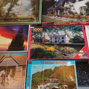 Selection of 7 Jigsaw Puzzles of the English Countryside