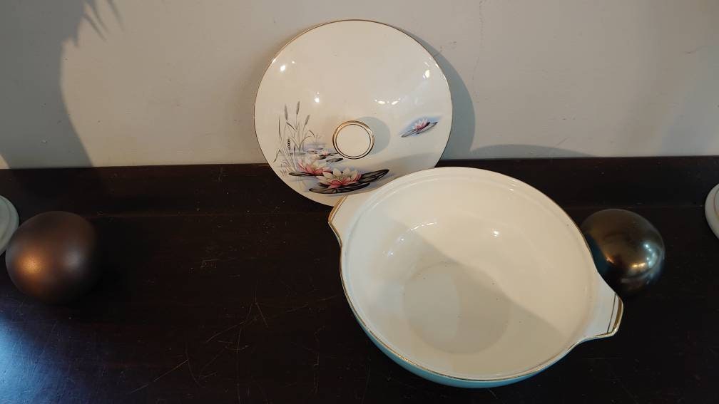 Alfred Meakin Water Lily Tureen - very good condition - c30cm wide - Image 4