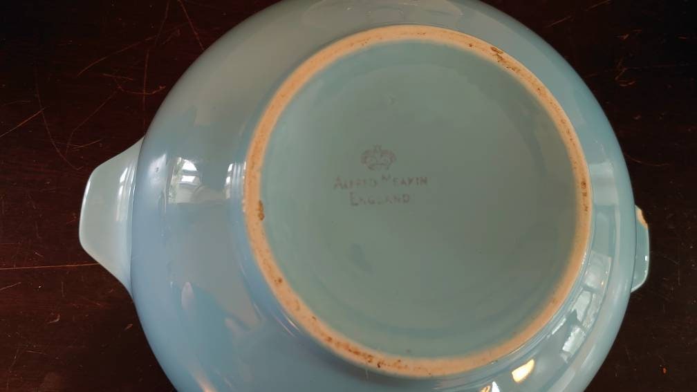 Alfred Meakin Water Lily Tureen - very good condition - c30cm wide - Image 7