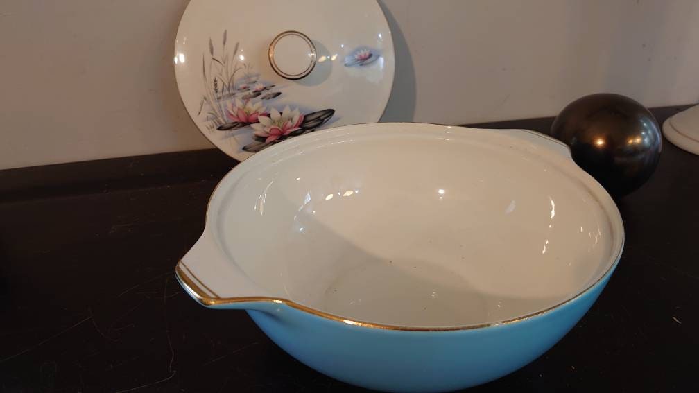 Alfred Meakin Water Lily Tureen - very good condition - c30cm wide - Image 2