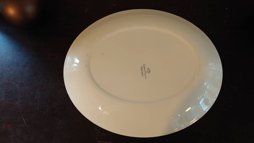 Alfred Meakin Water Lily Oval Serving Platter or Sandwich Plate. Very Good Condition. - Image 4