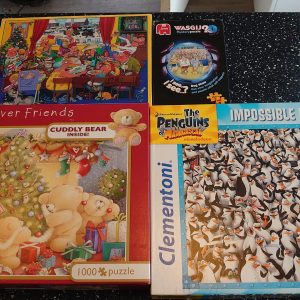 Selection of 4 Light-hearted Jigsaw Puzzles - for adults and children