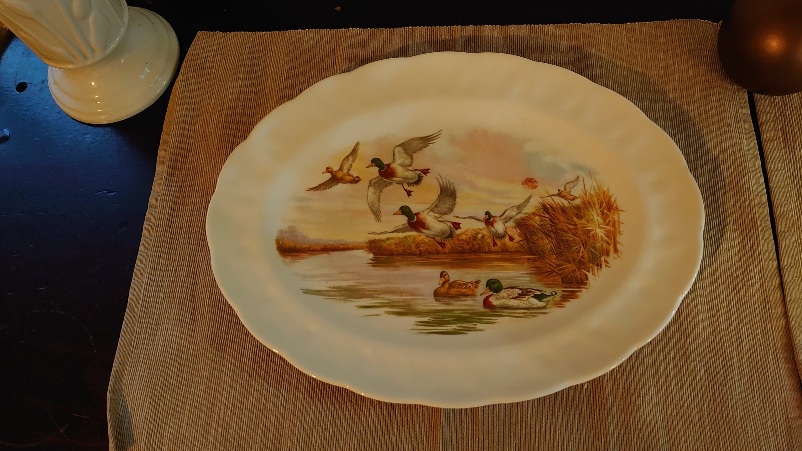 Sovereign China Mallard Duck Platter - 34cm by 26.5cm - Very Good to excellent condition - Image 2