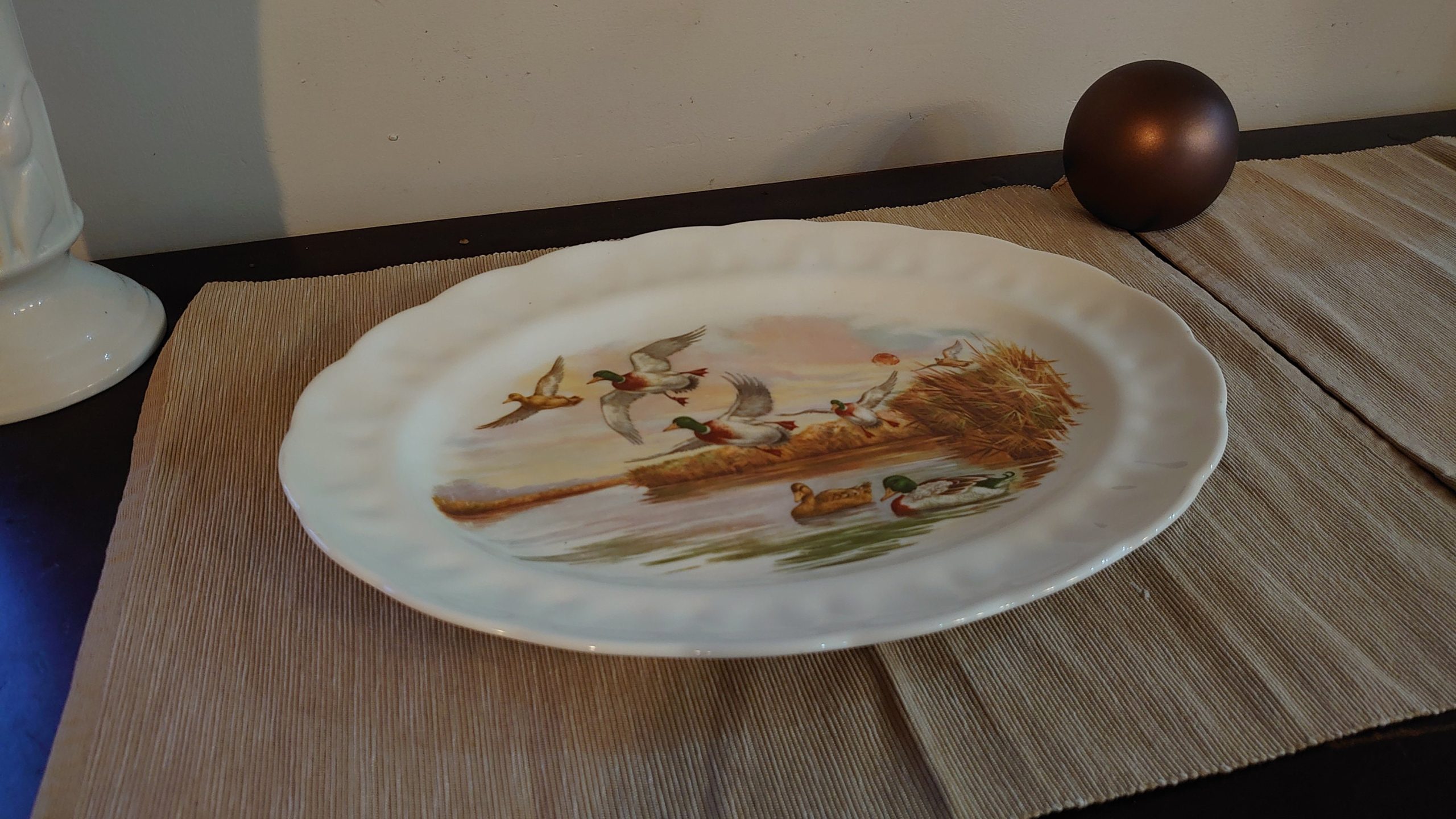 Sovereign China Mallard Duck Platter - 34cm by 26.5cm - Very Good to excellent condition - Image 3