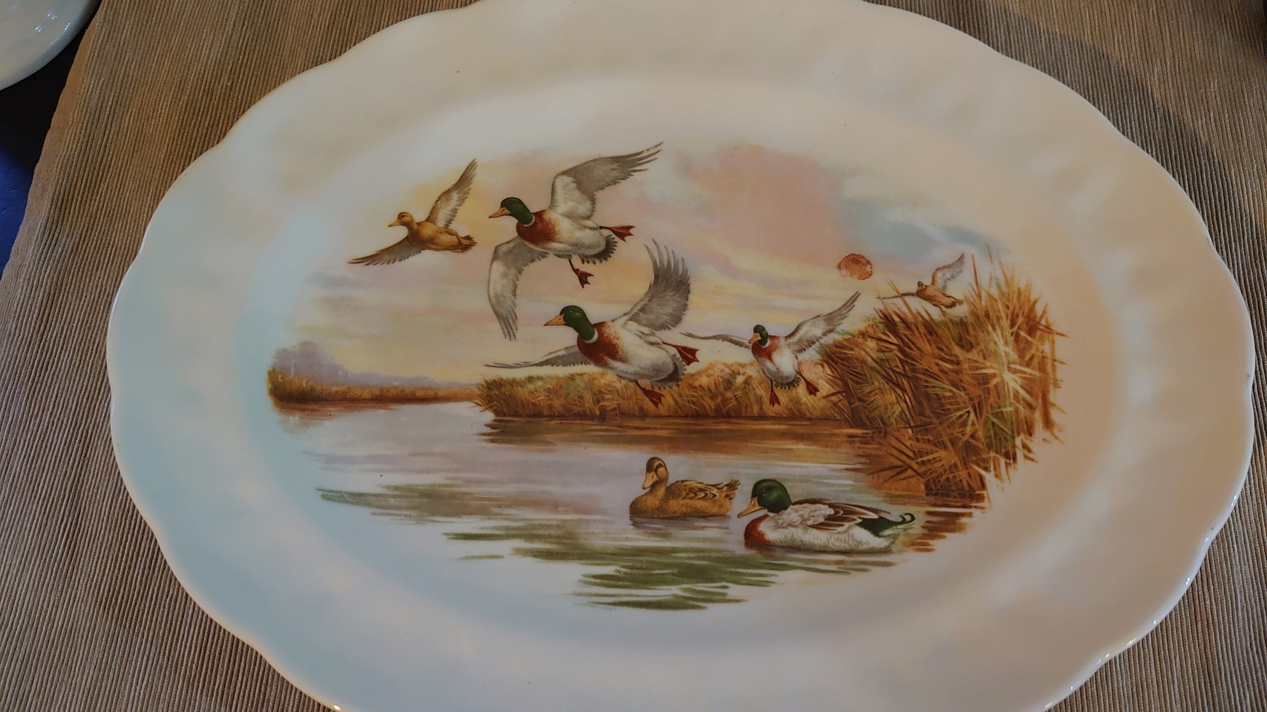Sovereign China Mallard Duck Platter - 34cm by 26.5cm - Very Good to excellent condition - Image 4