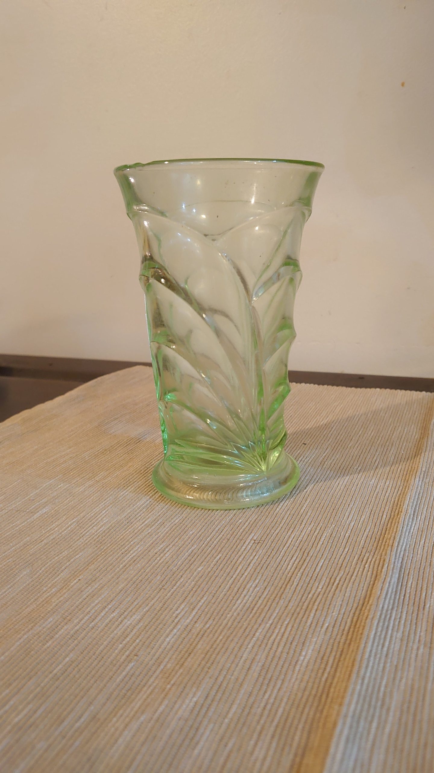 Candlestick and Bowl Group - Vanity Set - Pale Green Glass - Very Good to excellent condition - Some Victorian Glass - Image 8