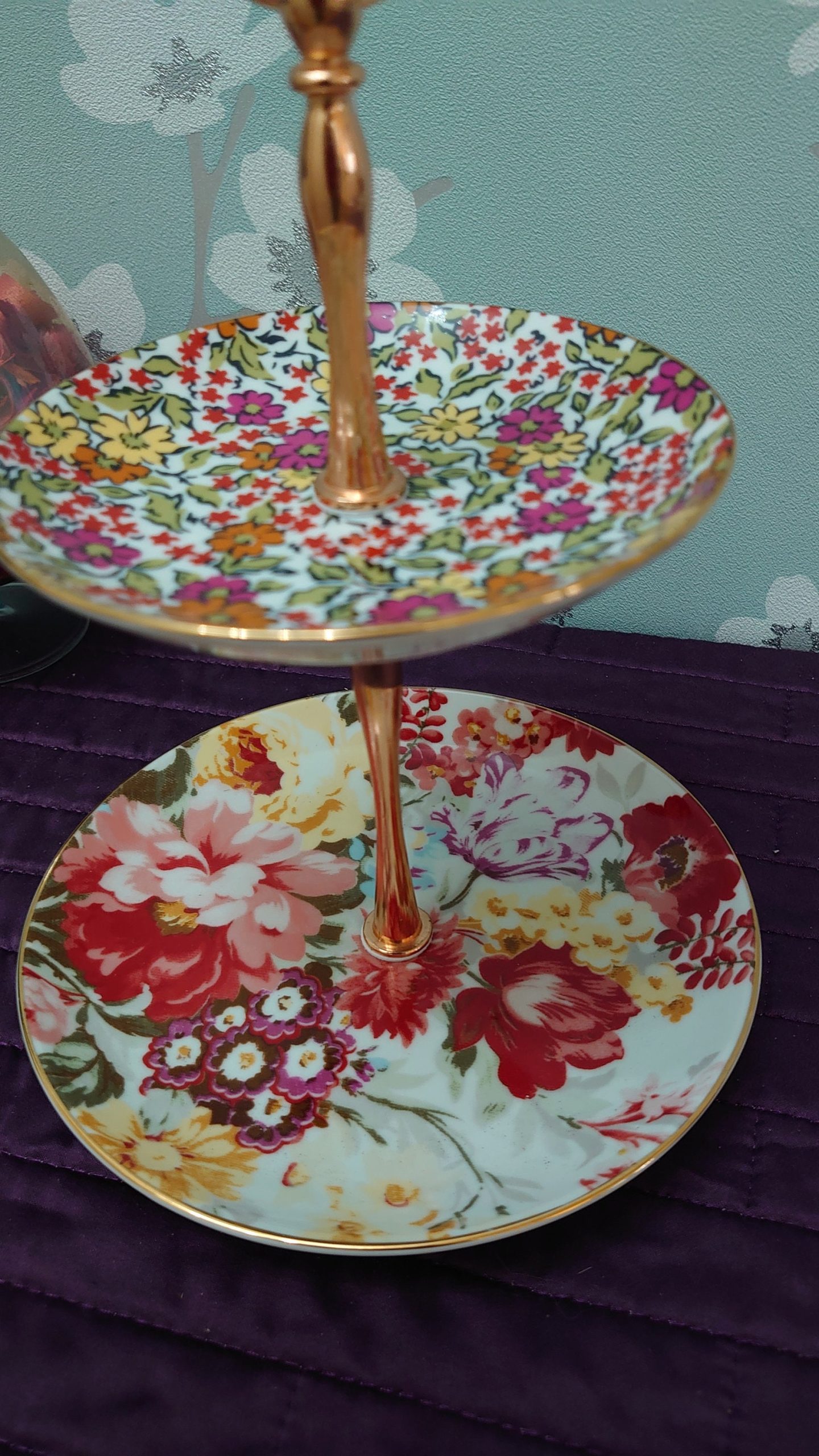 Small Colourful Tiered Fairy Cake Stands - Excellent Condition. - Image 9