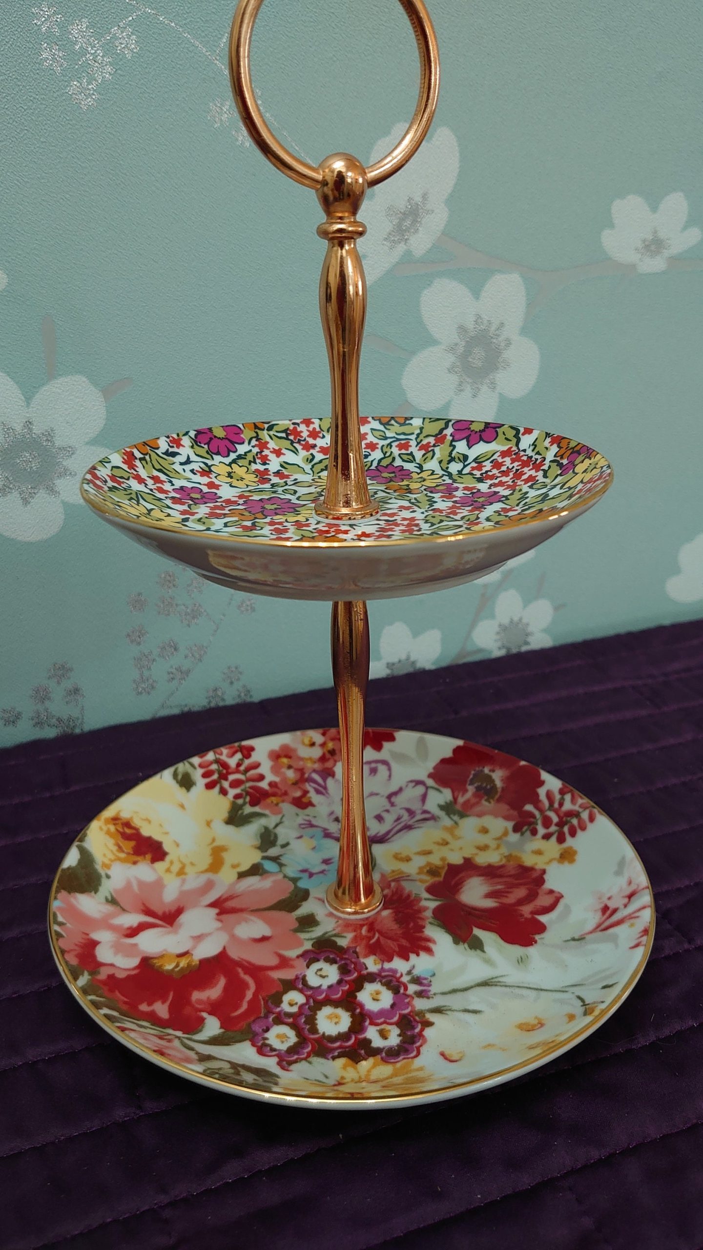 Small Colourful Tiered Fairy Cake Stands - Excellent Condition. - Image 4