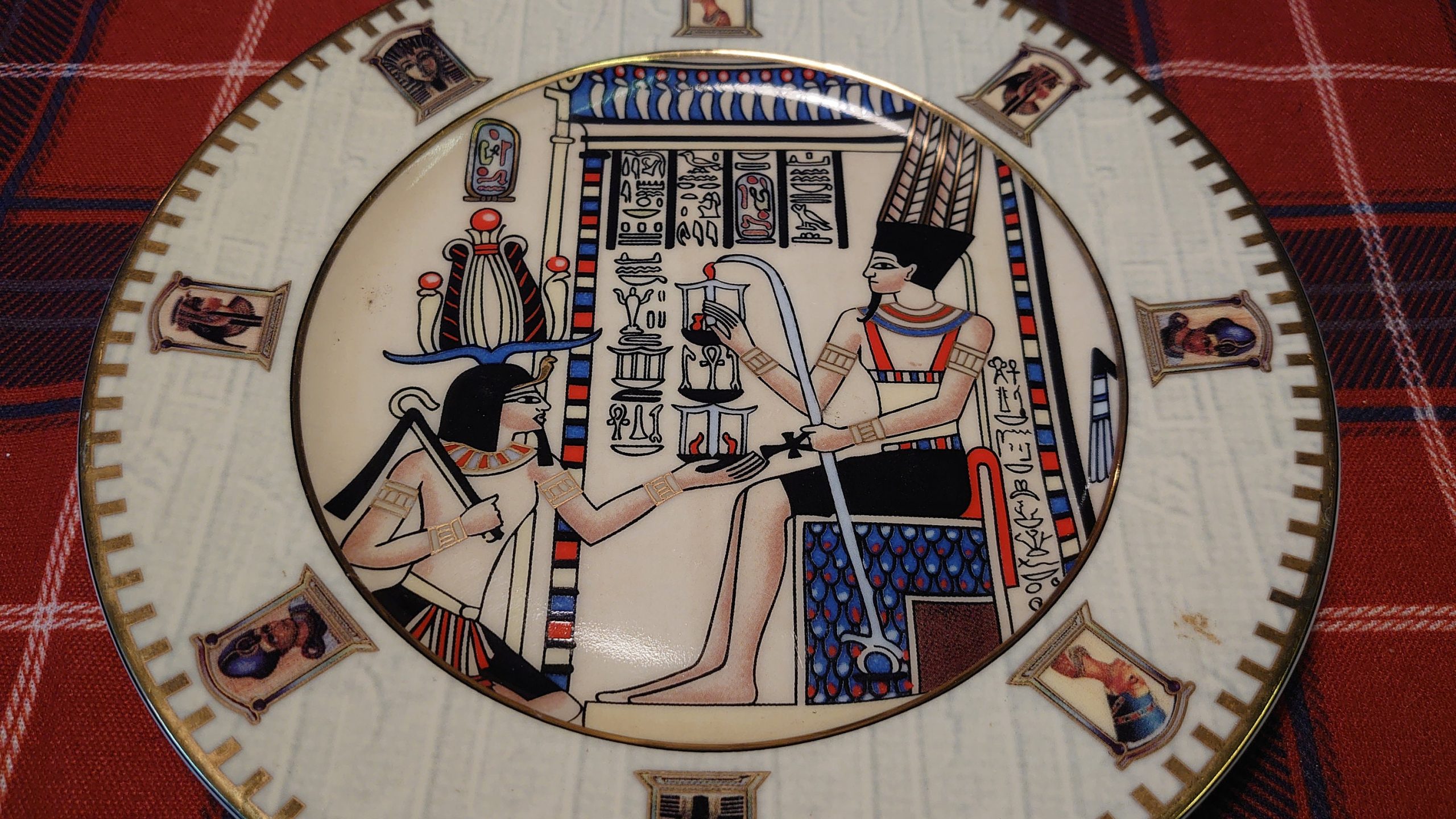 Decorative Egyptian Ceramic Plate - 19.5cm in diameter - Excellent Condition - Image 5
