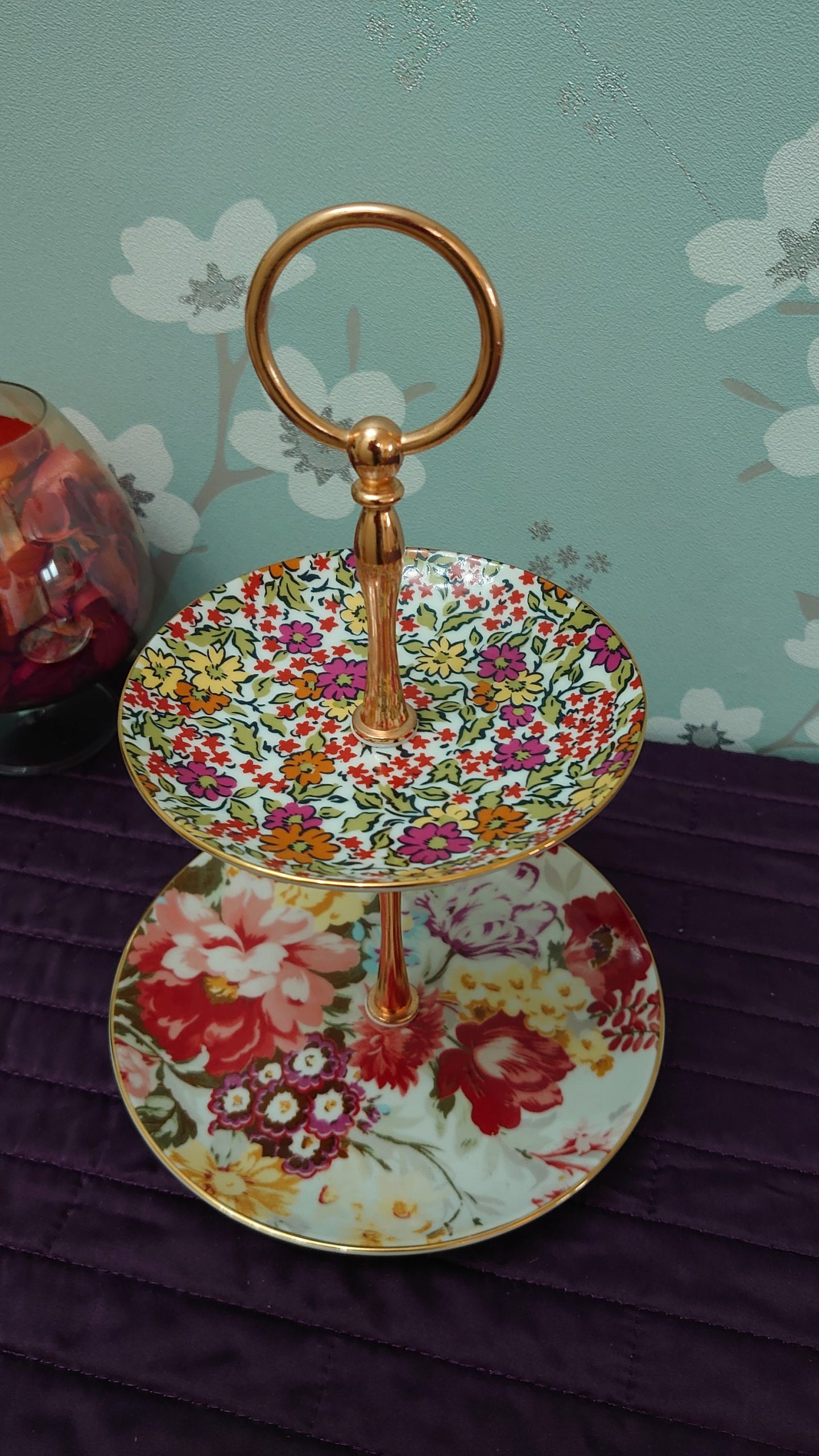 Small Colourful Tiered Fairy Cake Stands - Excellent Condition. - Image 8