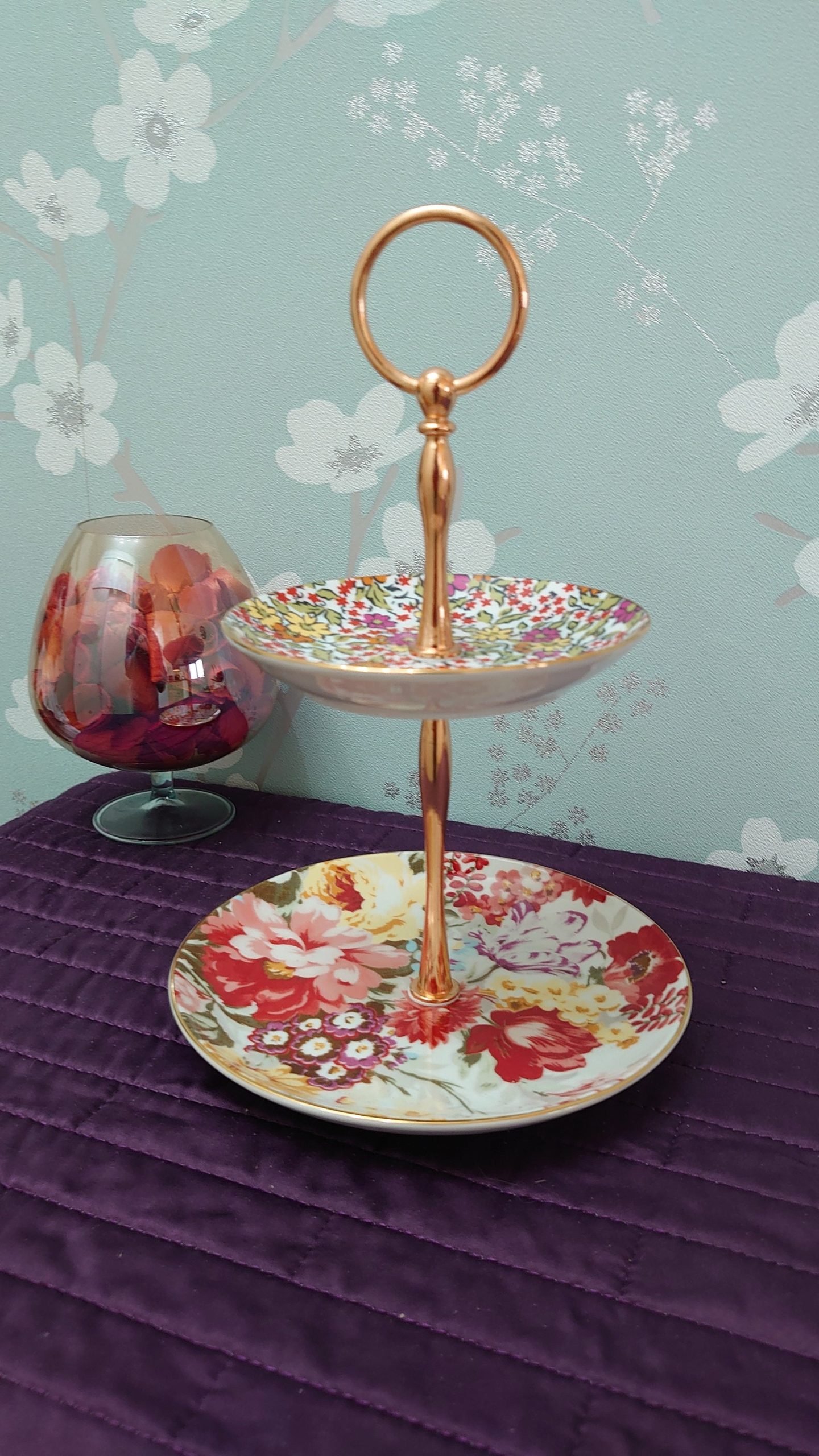 Small Colourful Tiered Fairy Cake Stands - Excellent Condition. - Image 2