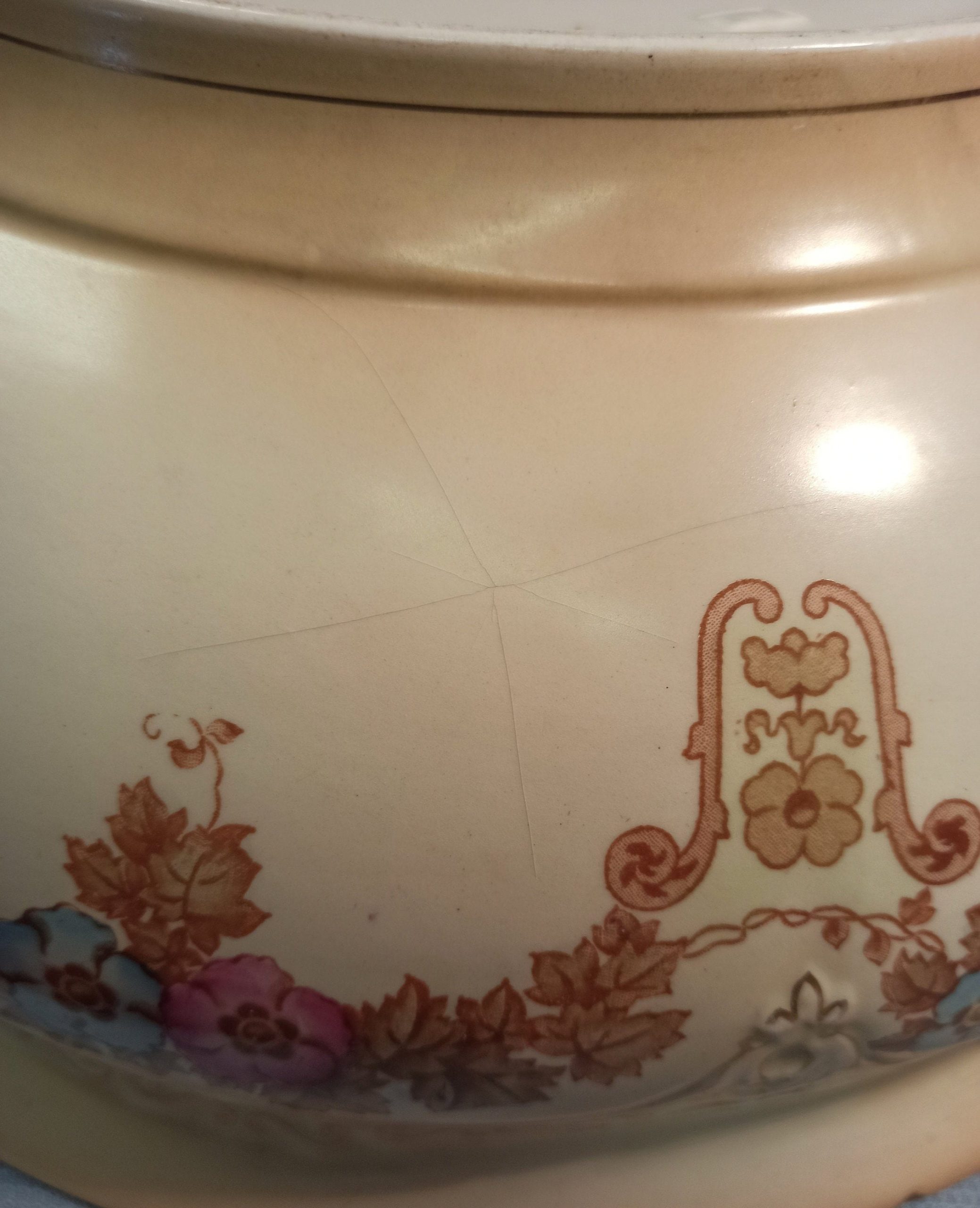 Crown Devon Decorative Bowl. Very Large. - Image 7