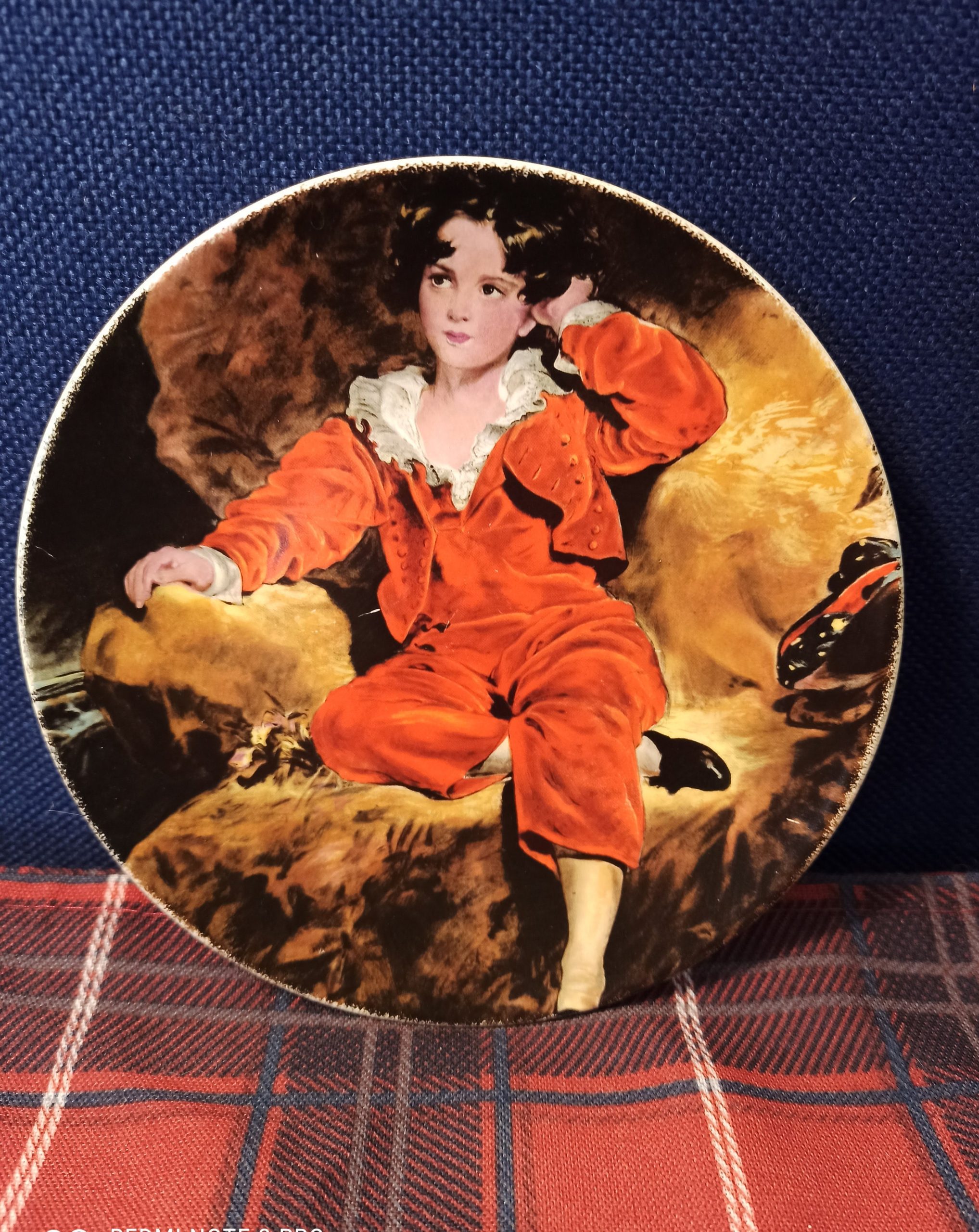 Sir Thomas Lawrence Decorative Plate, "The Red Boy" - Image 5