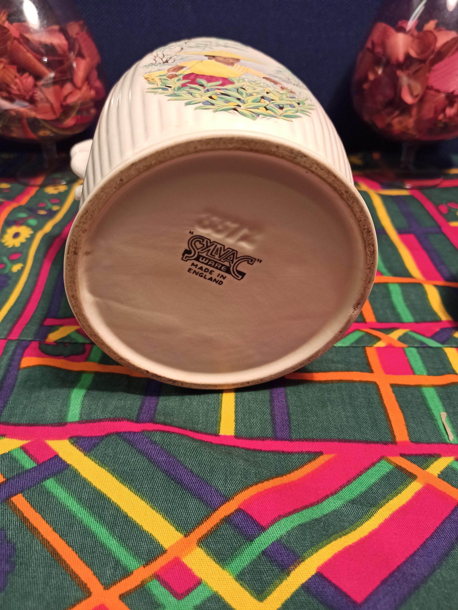 Vintage Sylvac Tea Caddy, c1950s - Image 10