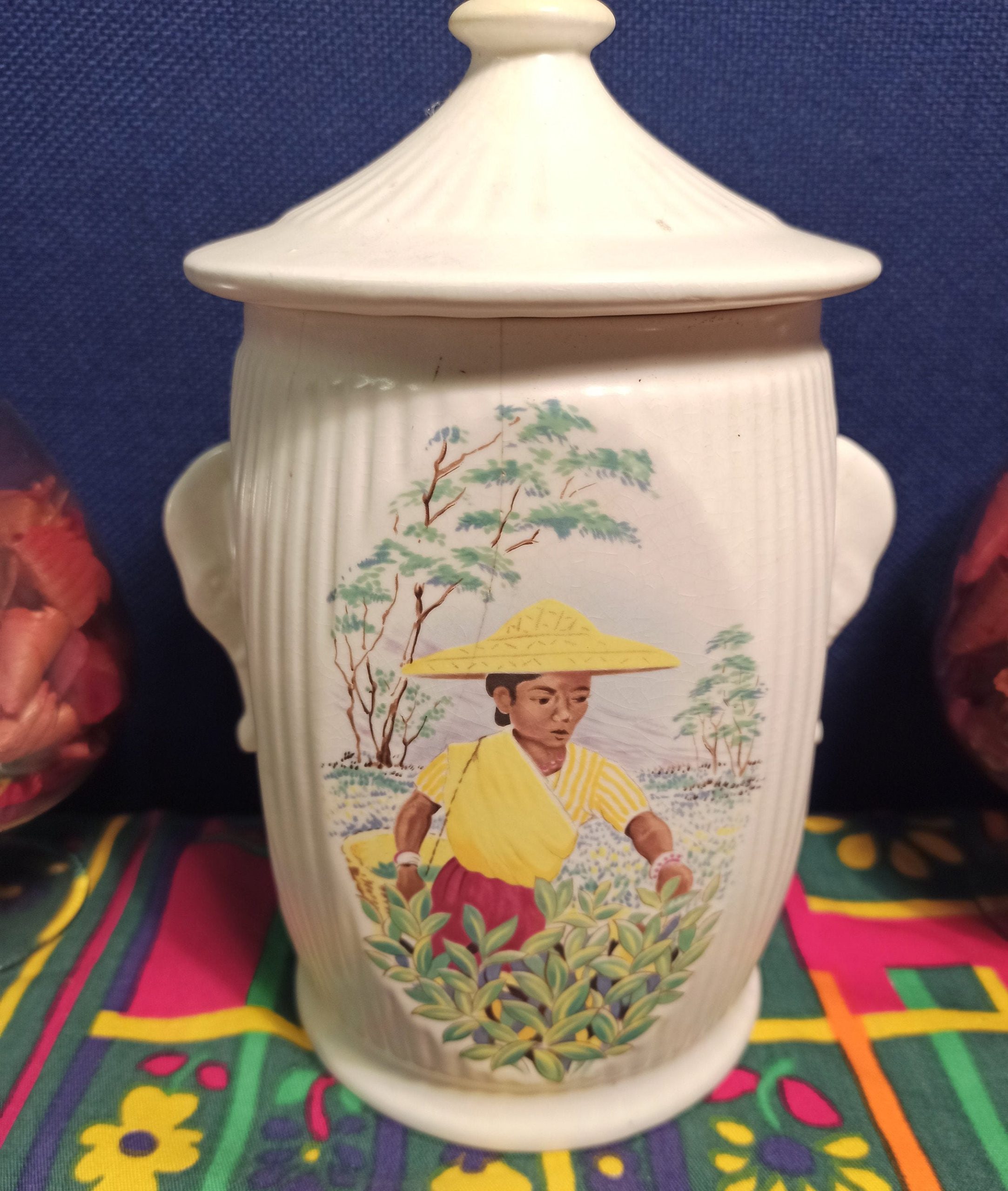 Vintage Sylvac Tea Caddy, c1950s - Image 2