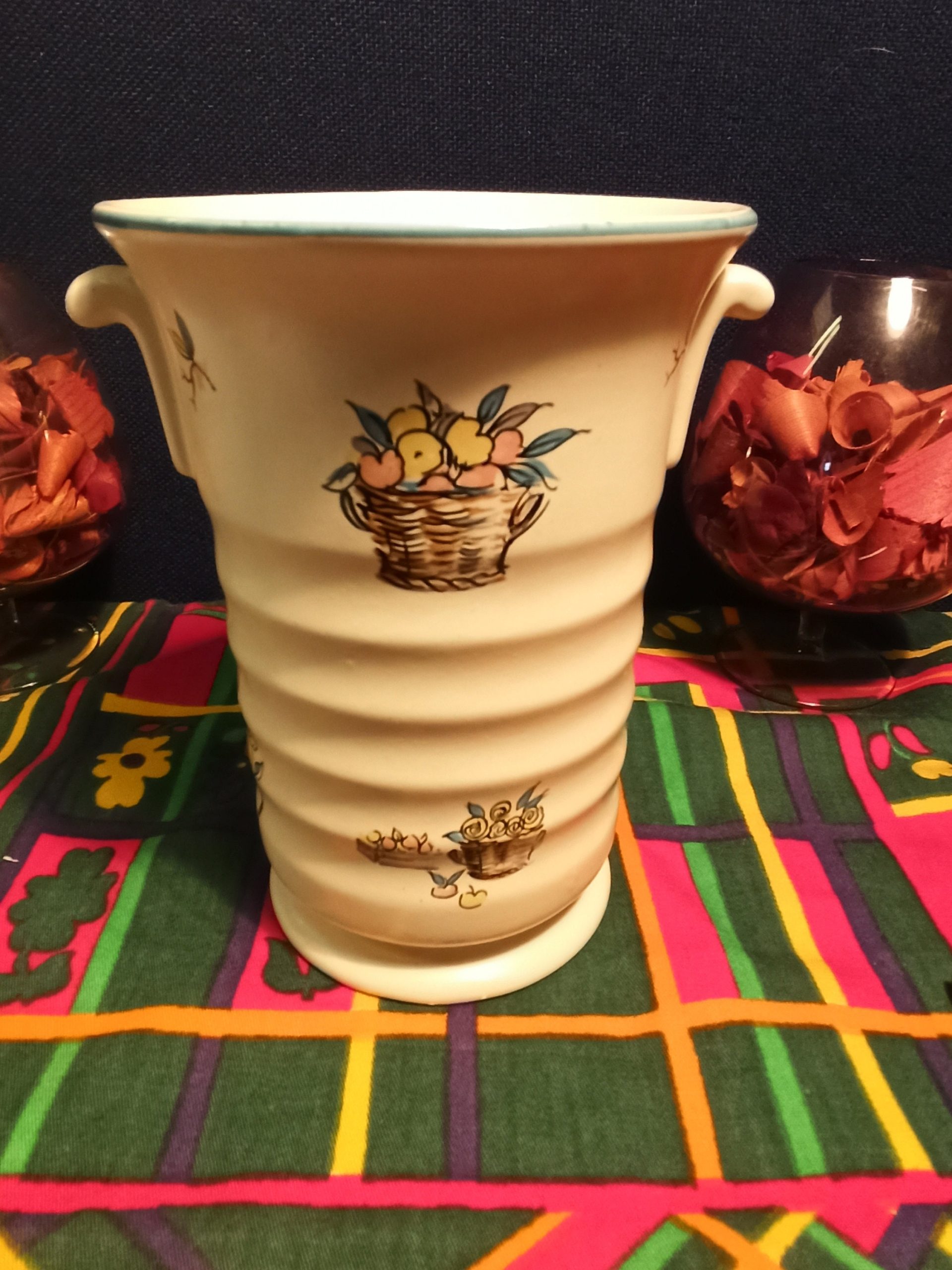Crown Ducal Ribbed Vase - 'Petit Pierre' - Image 8