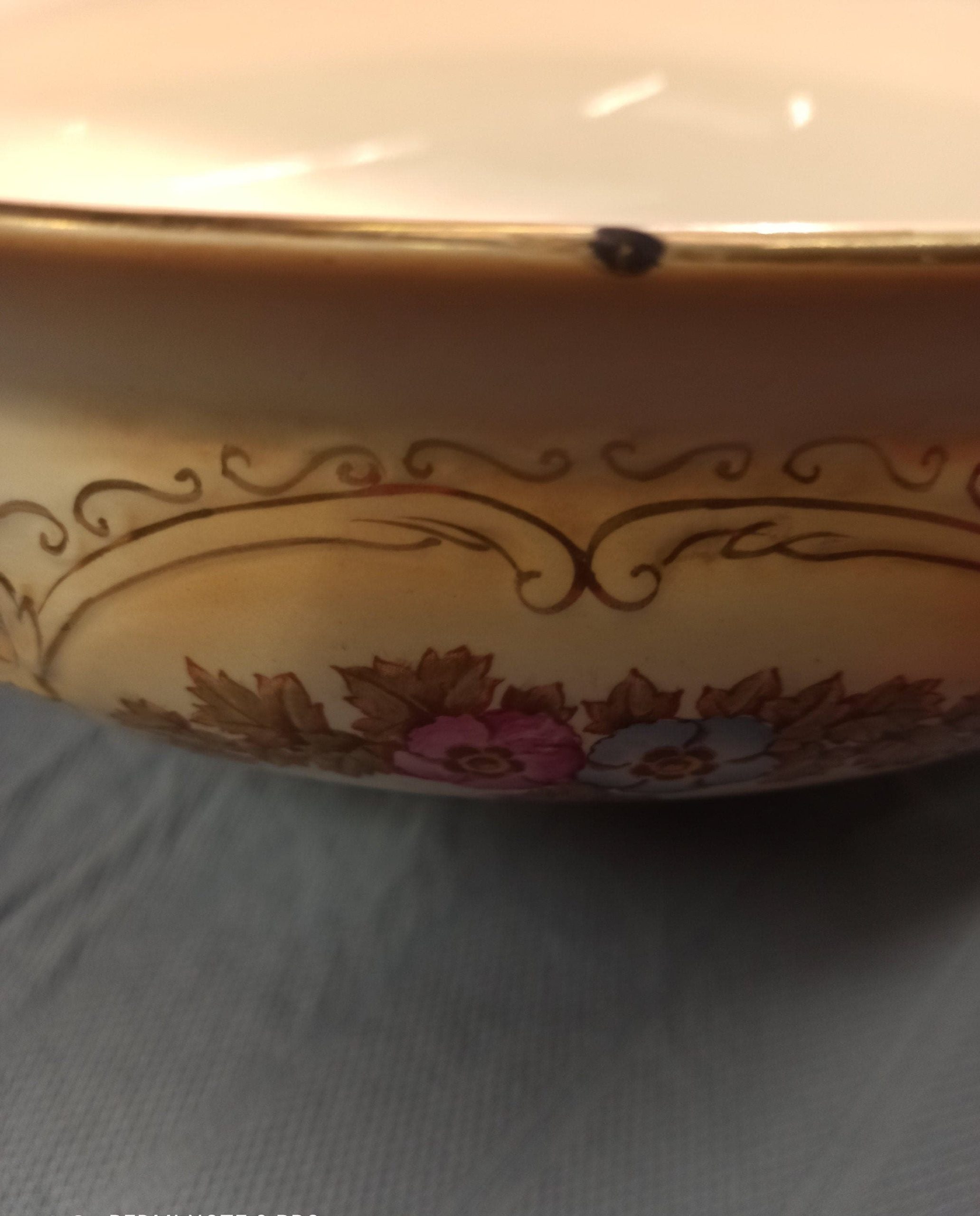 Crown Devon Decorative Bowl. Very Large. - Image 4
