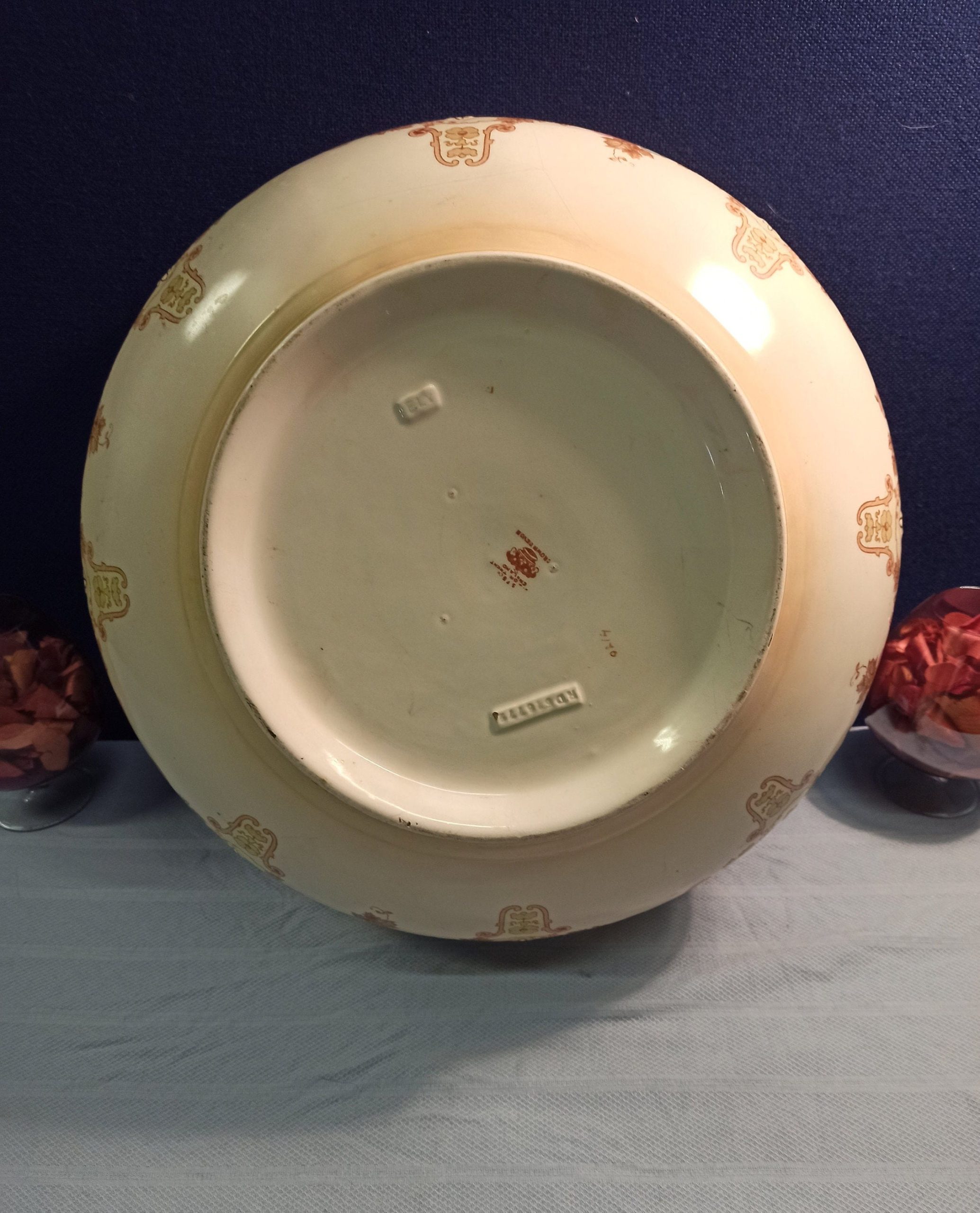 Crown Devon Decorative Bowl. Very Large. - Image 6