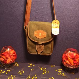 Designer Italian Suede Leather Borzetta Collection Satchel (Shoulder) Bag. With labels attached. 1990s. Good Condition.