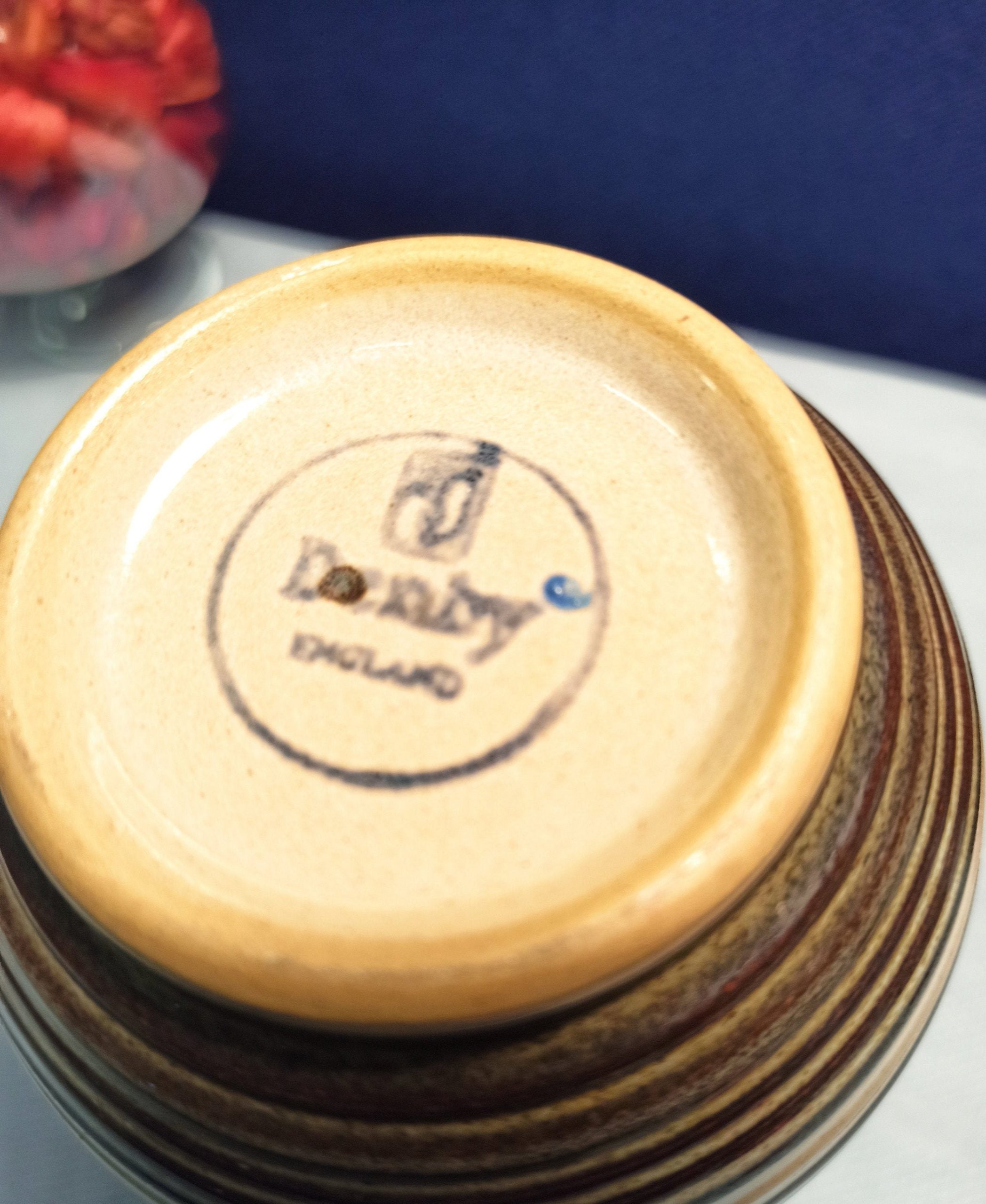 Brown Denby Vase - Excellent Condition - 17cm tall! - Image 4