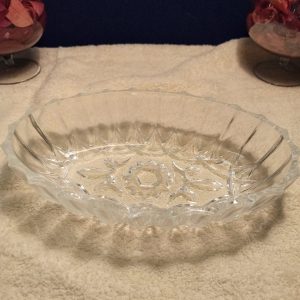 Nibbles Glass Serving Dish. Good Condition.