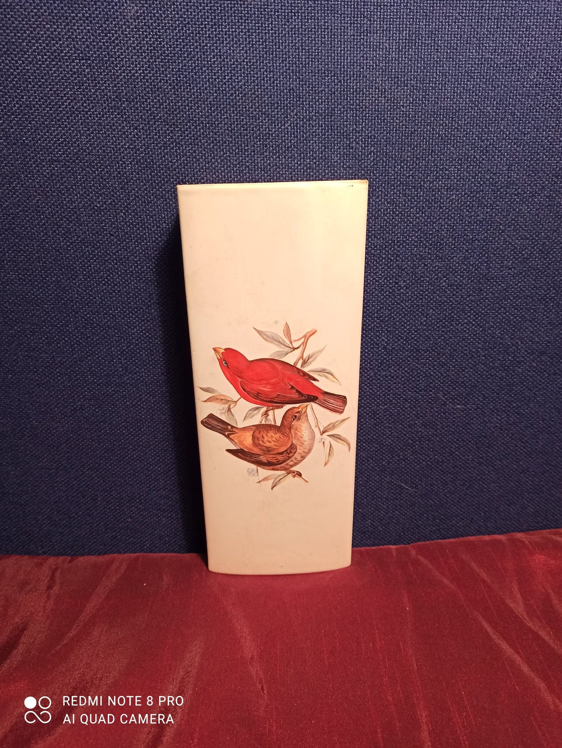 Flat Backed Wall Posy Vase - Very Good Condition