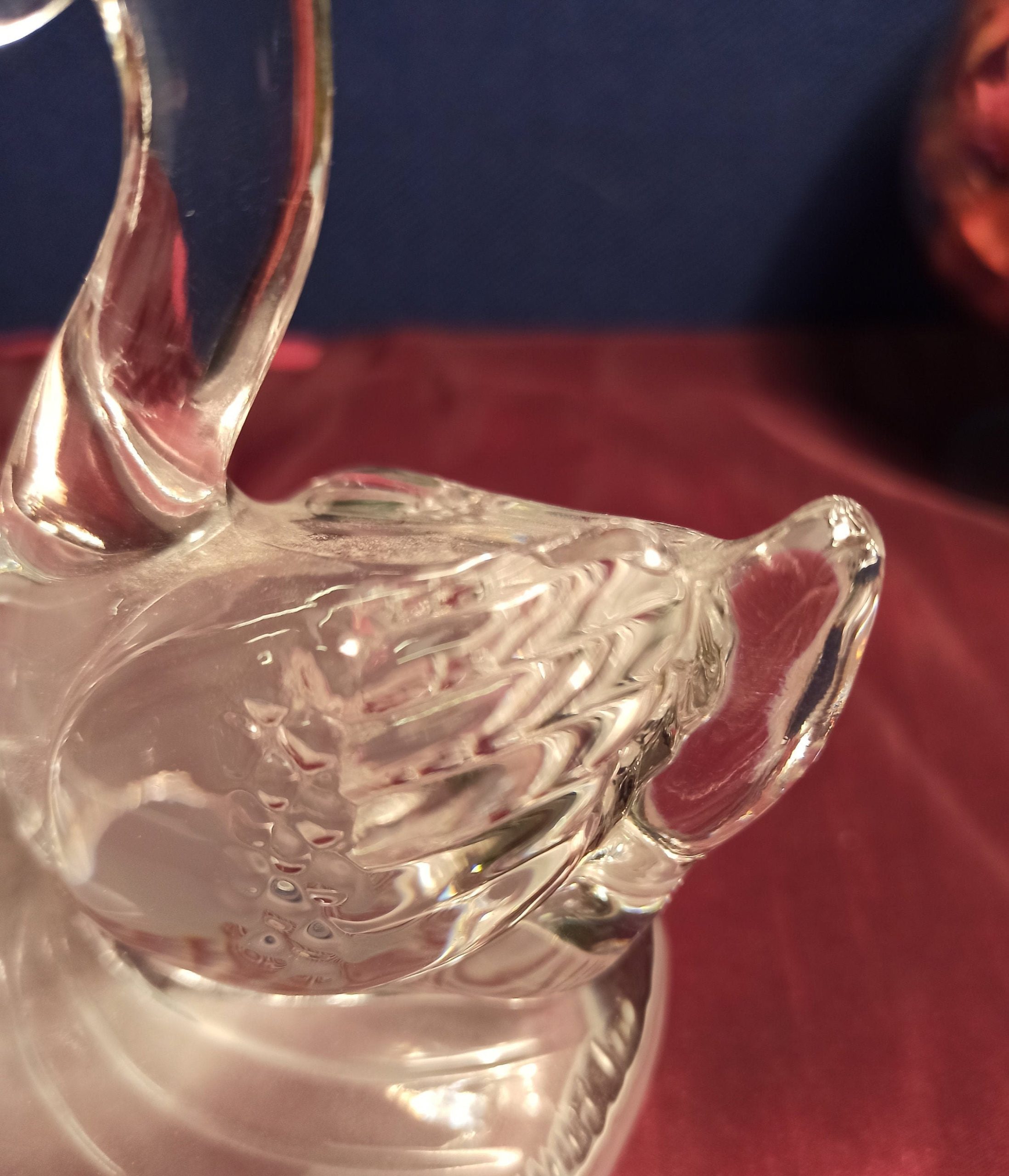 Royal Crystal Rock Swans - Italian- Excellent Condition - 24% Lead Crystal. - Image 6