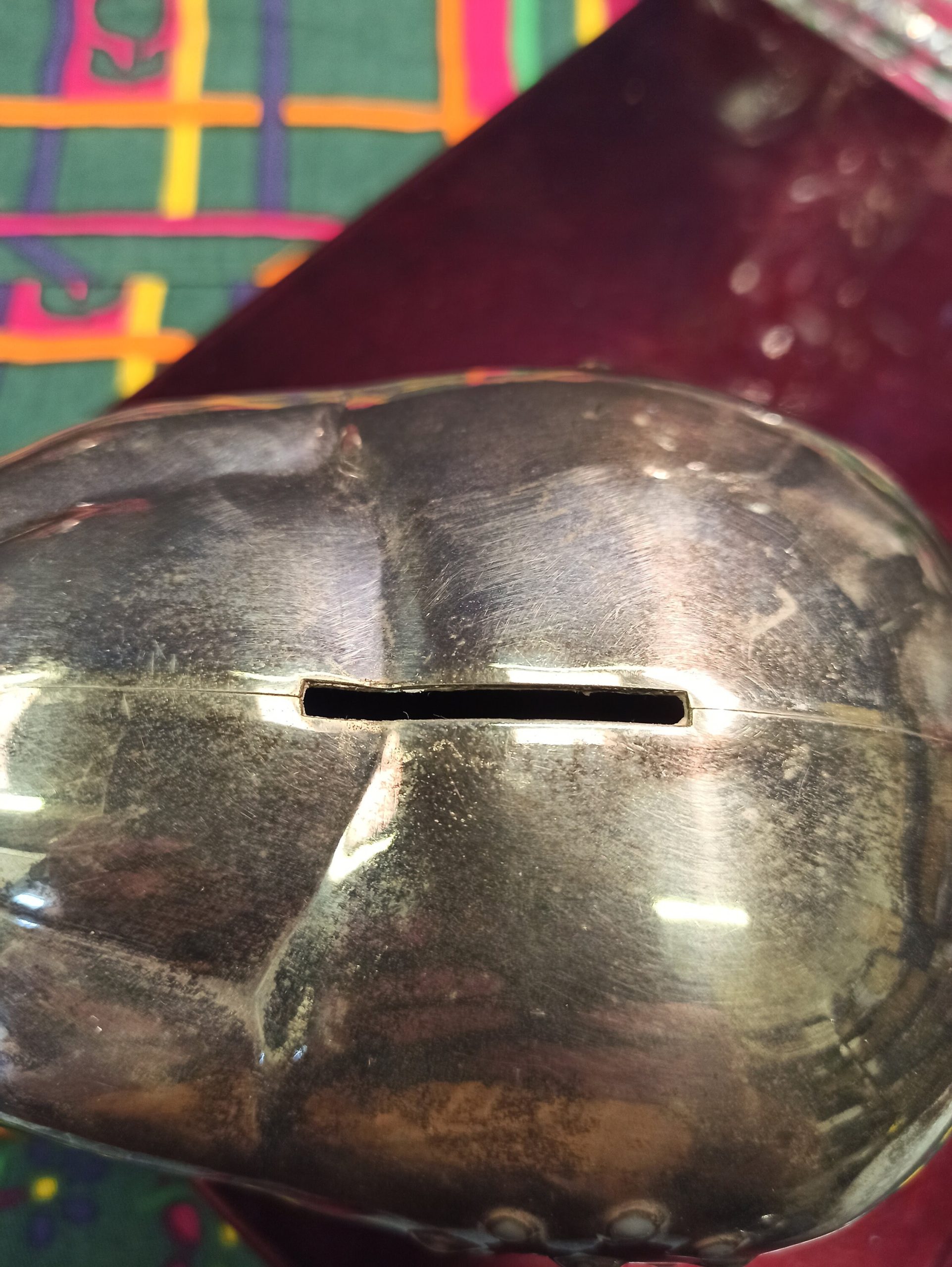 Vintage Pig Money Box - Good Condition - Metal - Image 6