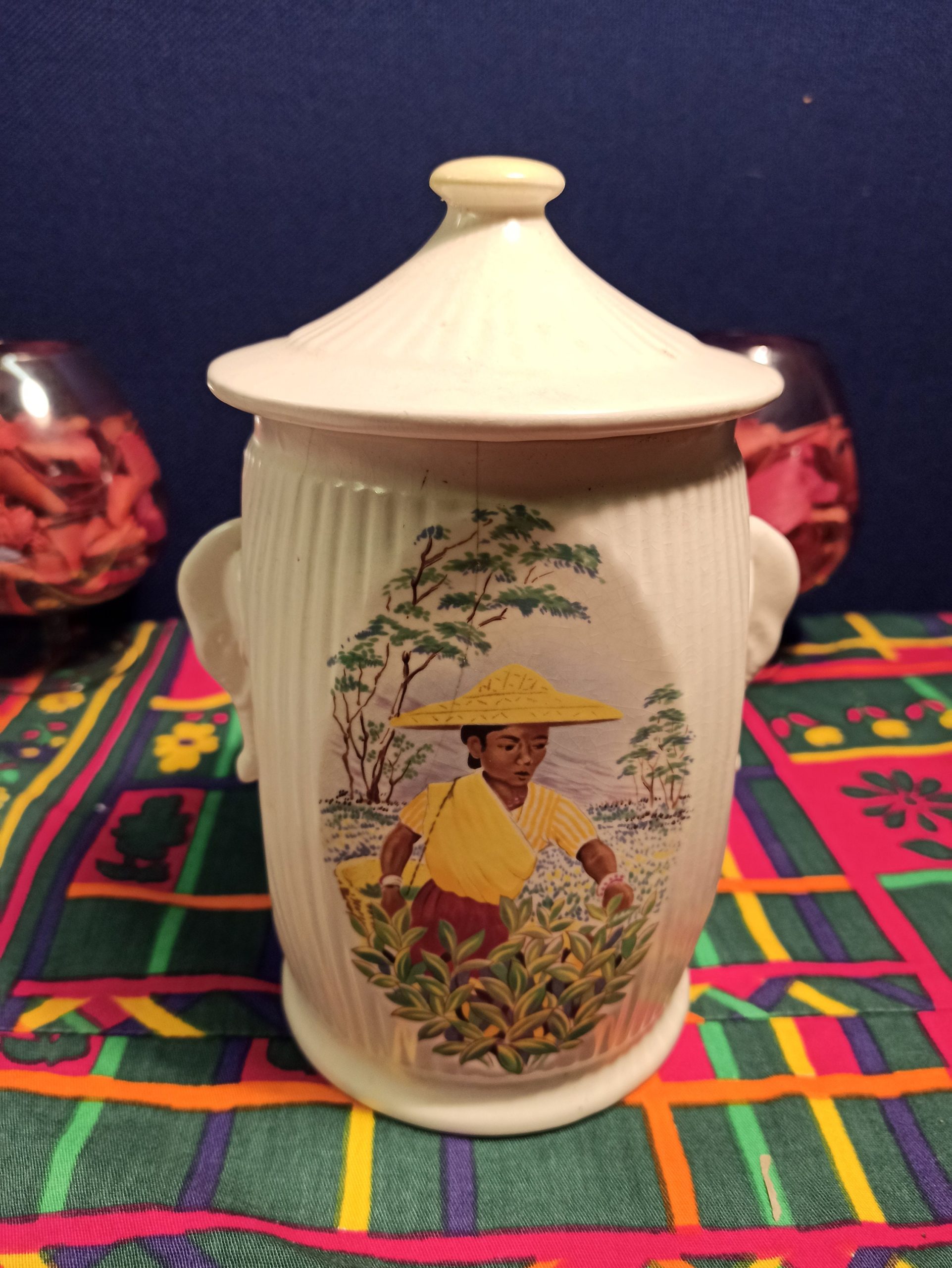 Vintage Sylvac Tea Caddy, c1950s - Image 3