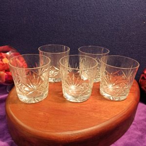Set of 4 Whiskey Tumblers. Good Condition.