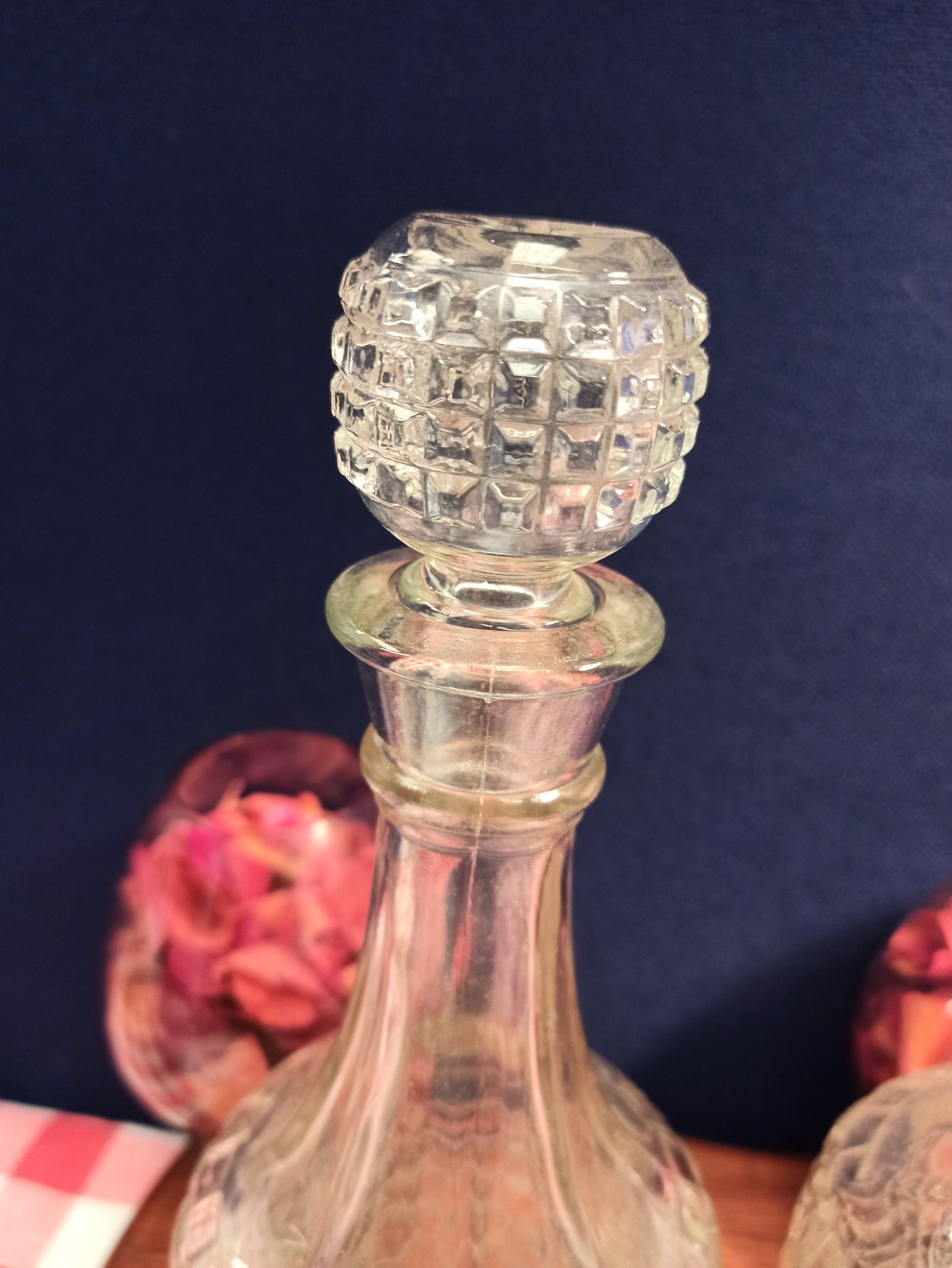 Set of Two Carafe Decanters. c1940s. Very Good Condition. - Image 2