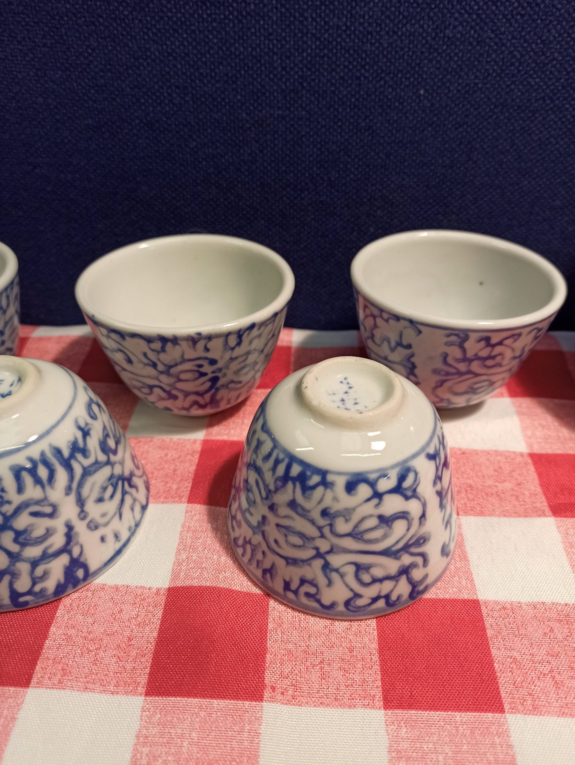Set of 6 Chinese Tea Cups. Very Good Condition. - Image 7