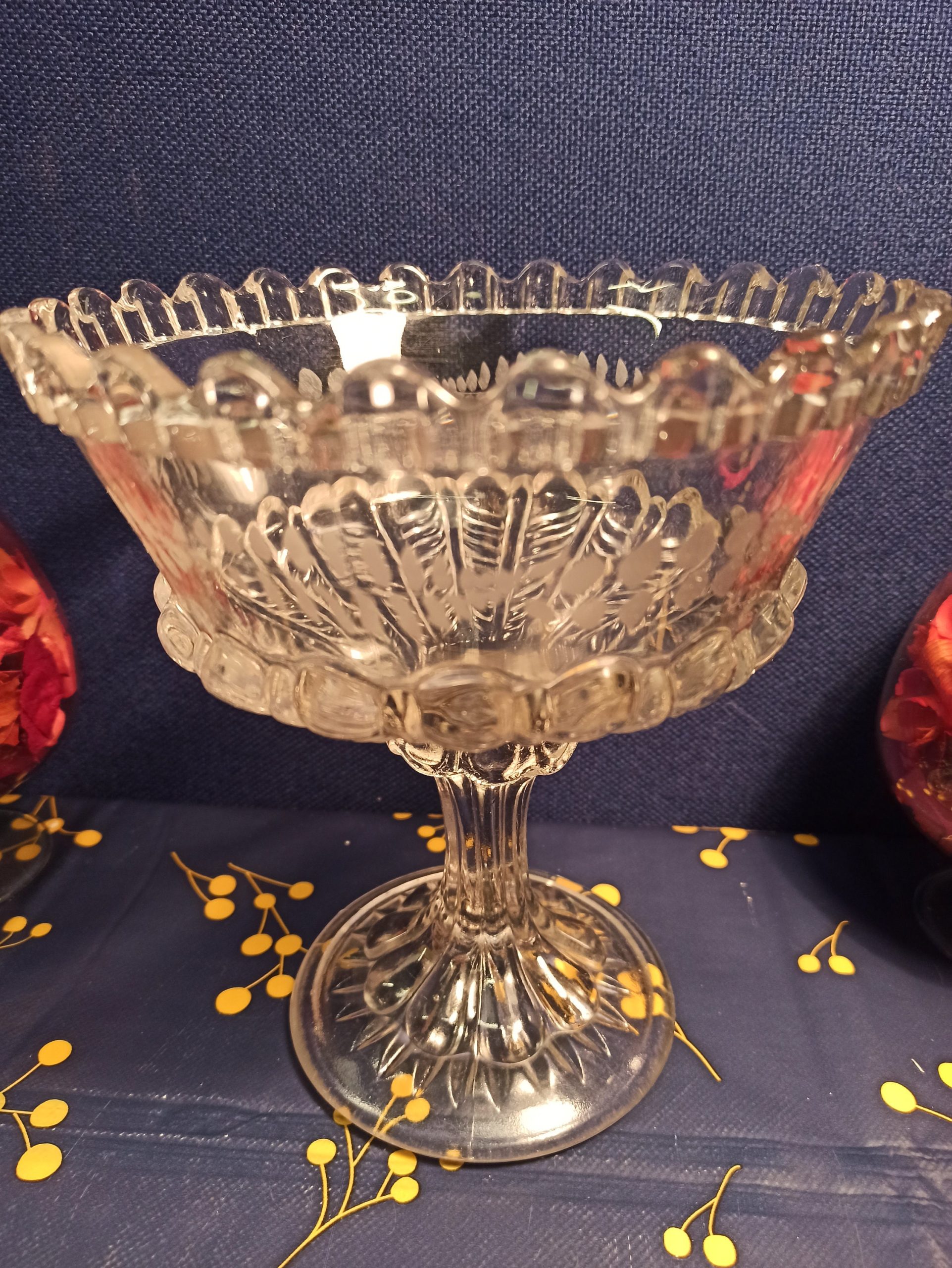 19th Century Pedestal Fruit Bowl. Very Good condition. - Image 2