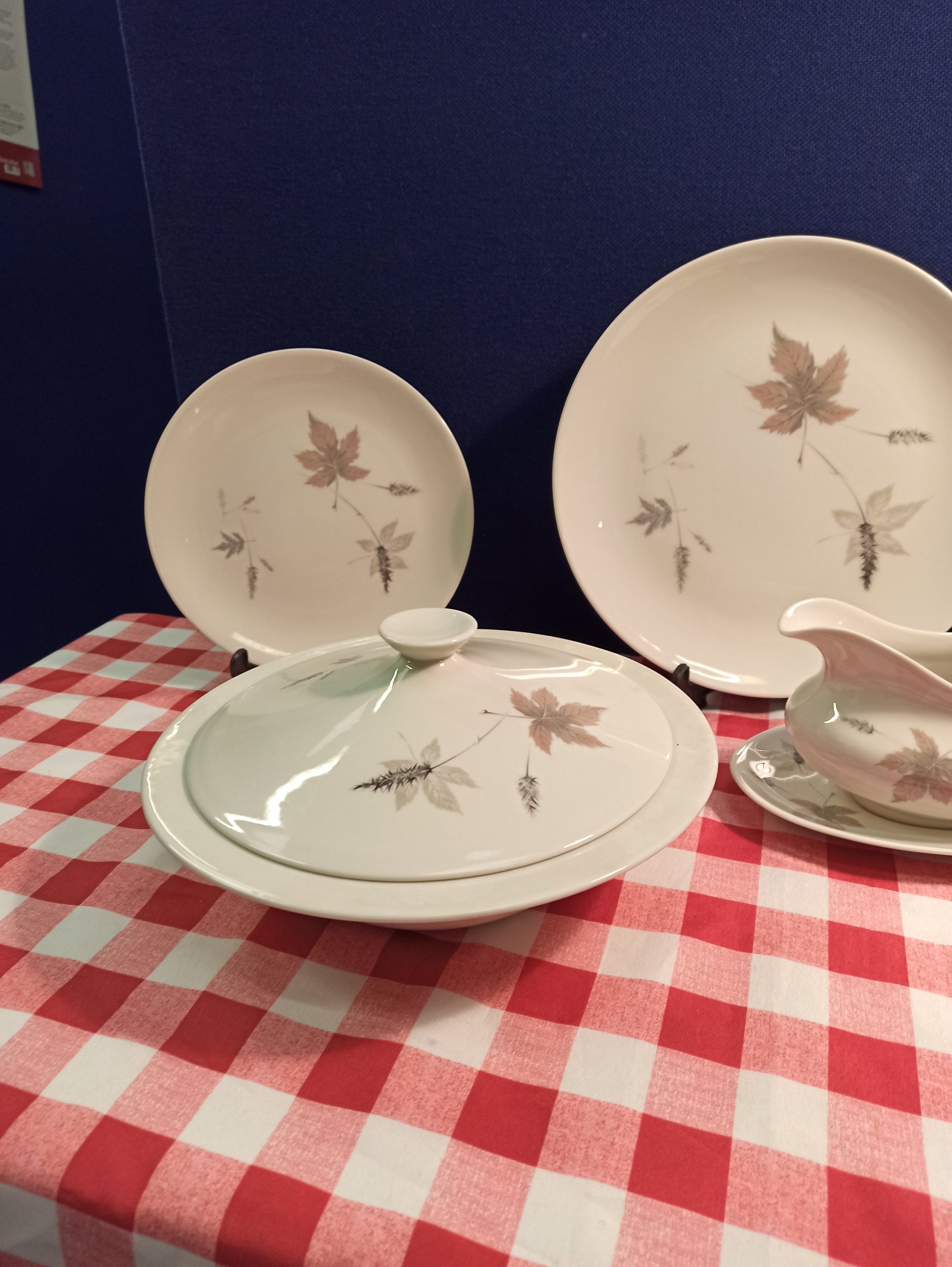 Royal Doulton Dinner Set. Tumbling Leaves. Translucent China. Excellent Condition. - Image 2