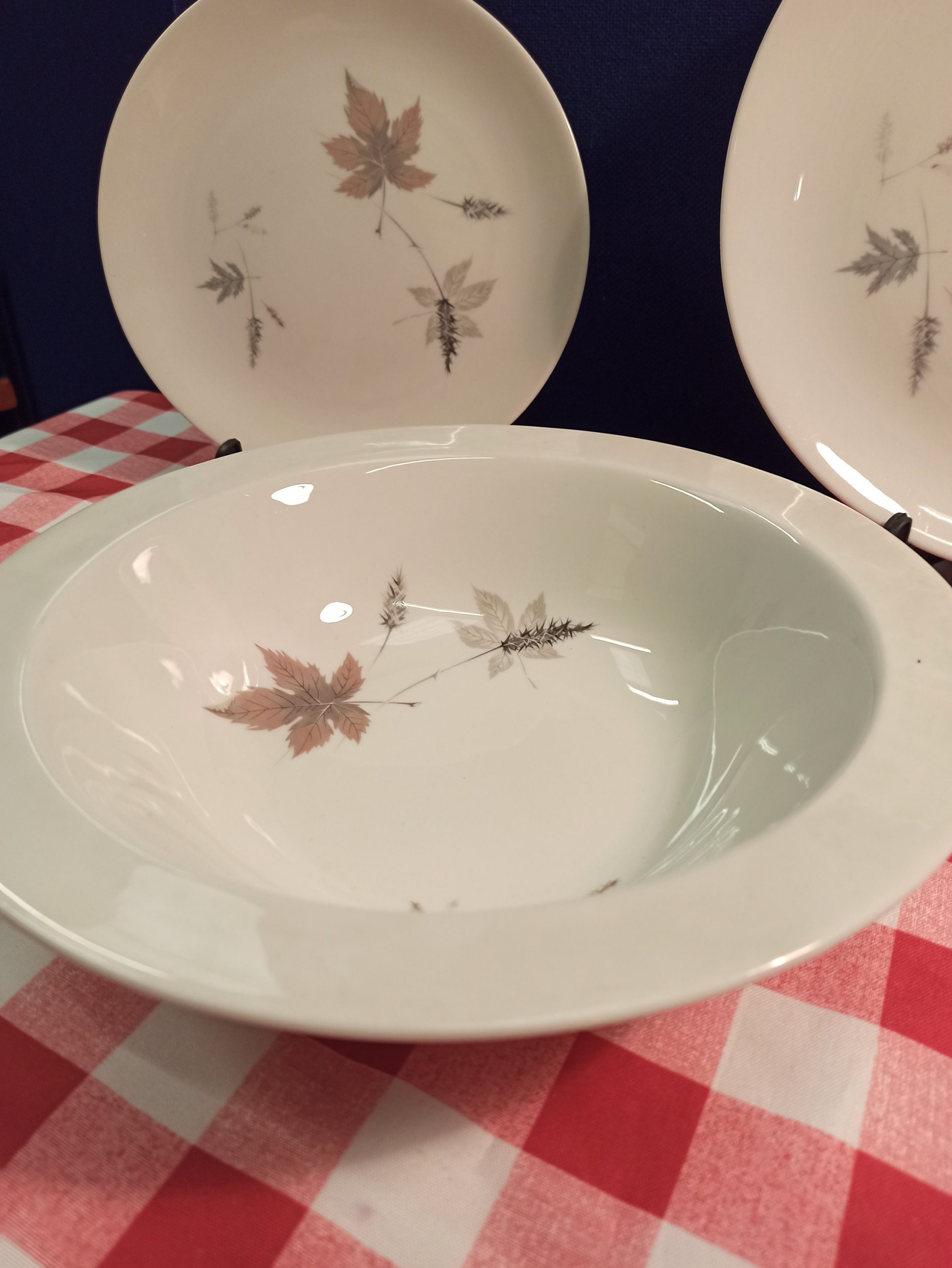 Royal Doulton Dinner Set. Tumbling Leaves. Translucent China. Excellent Condition. - Image 7