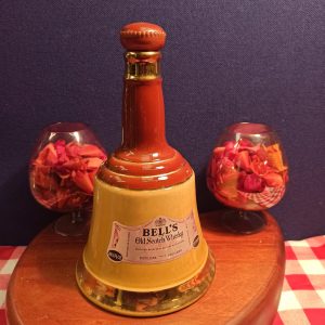 Vintage Bells Old Scotch Whiskey Bottle By Wade. Very Good Condition.