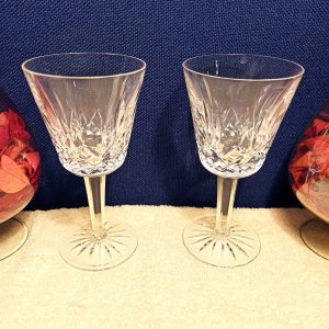 Pair of Waterford Crystal Glasses. Lismore. Very Good condition