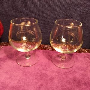 Pair of Brandy Glasses. Very Good Condition.